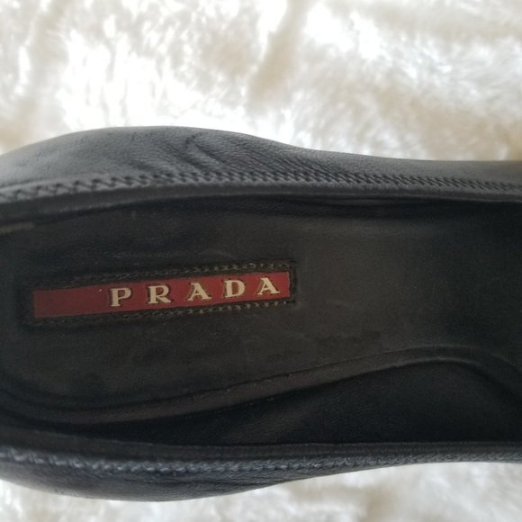Prada Black Heels with Round Toe - Picture 6 of 10